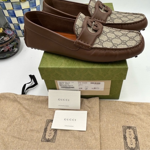 Men’s Gucci, Ayrton driver loafer size 11.5 made in Italy - Picture 10 of 10